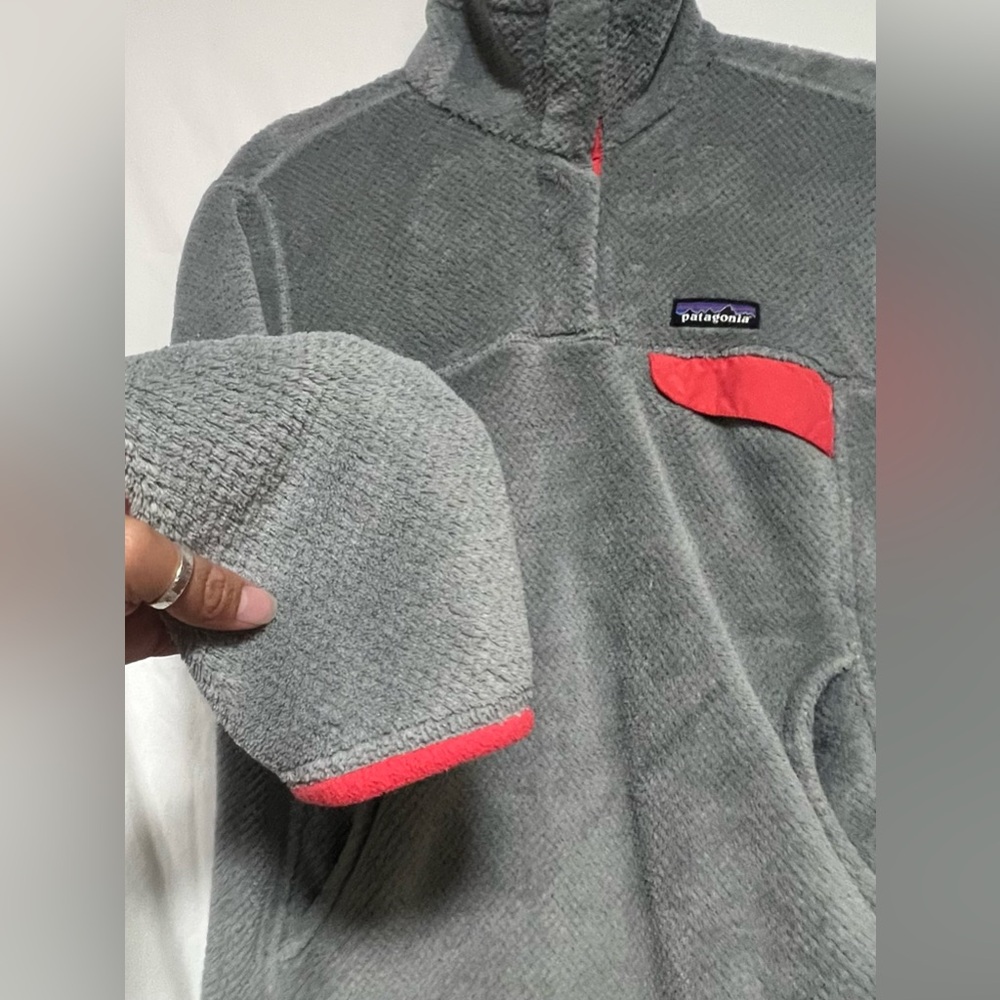 Patagonia Re-Tool Snap-T Pullover Polartec Winter Fleece Outdoor Cozy Warm Hike - Picture 3 of 11